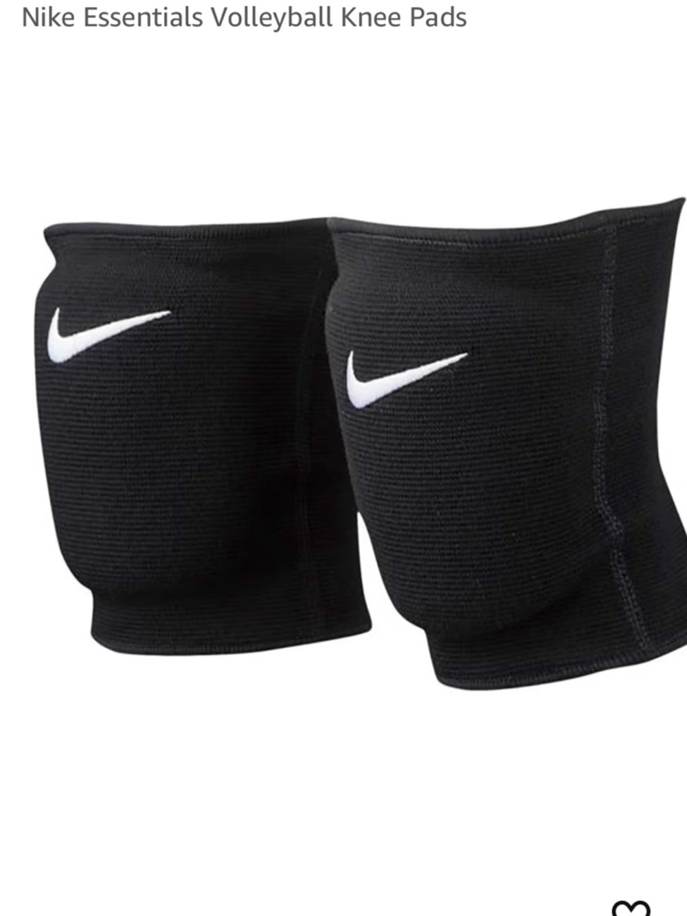 NIKE Essential Volleyball Knee Pads in Black Size XS / Small